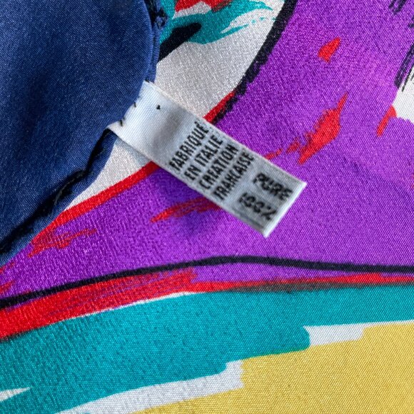 Vintage Balenciaga Silk Scarf – Paris Musées –1957  Fashion Collection - Picture 13 of 15